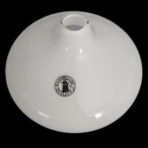 IKEA White Ceramic Bowl Vase Modern Minimalist Round Decor